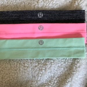 3 Lululemon Headbands